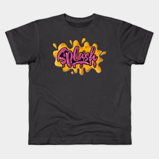 Splash Water Colour Kids T-Shirt